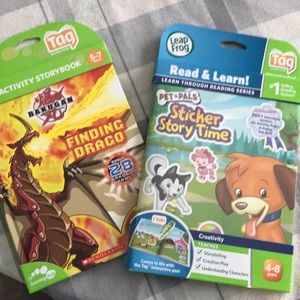 - 2 Leap Frog Tag Books